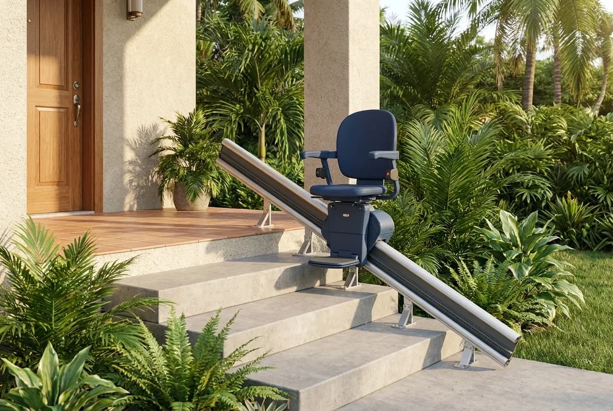 Outdoor Stairlifts in Singapore: For Porches, Gardens, and Pool Decks